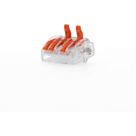 Connecteur d'épissure 5 prises de 0,75 à 2,5 mm emballé 5uni (1/3)