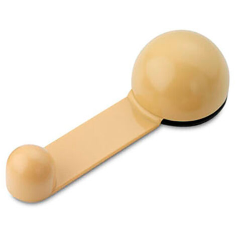 Butée de retenue rotative adhésive beige INOFIX blister (1/2)