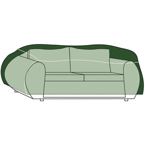 Altadex Housse de canapé verte polyester 220x90x70 cm (1/3)