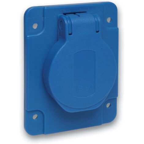 Schneider Electric – Prise Schuko 2P+T PKS61B – Indice de protection IP54 – Courant 16A – Installation facile pour environnements humides et secs - C894621 (1/5)