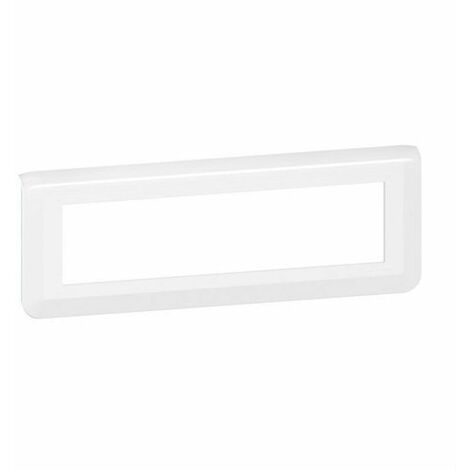 LEGRAND 078818L  Plaque mosaïque 8 modules horizontale, blanche
