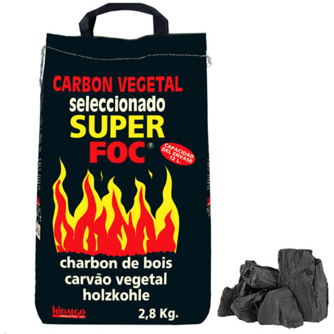 Sac de charbon de bois Super Foc de 2,8 kg