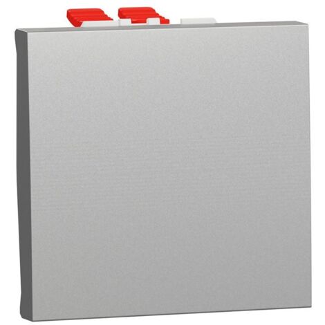 Unica permutateur 10A 250Vca 2 modules Alu mécanisme seul SCHNEIDER NU320530 (1/3)