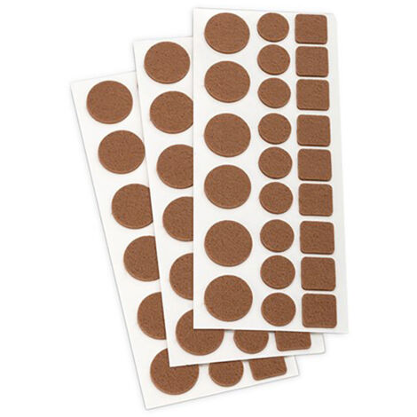 Pack de 3 feutres adhésifs synthétiques multi-figures Plasfix INOFIX (1/3)