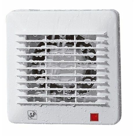 S&P 5211450100 Ventilateur extracteur de salle de bain EDM-100-S 13W 2450rpm (1/3)