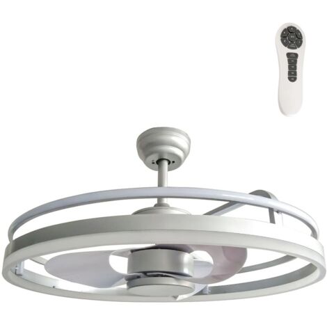 Ventilateur DC Agra Gris LED 48W 4000K (1/5)