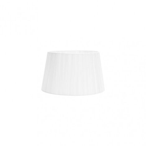 FABRILAMP 157512001 Abat-jour Laura E27 Blanc 20dx15dx12h Conique Ouvert (1/2)