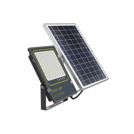 Projecteur solaire LED ESTEBAN Blanc à détection 850 Lumens Eq 70W
