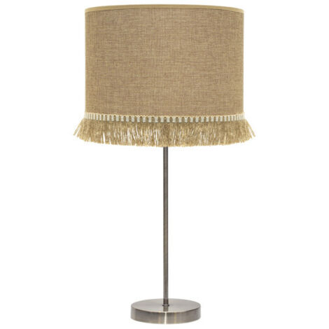 Lampe De Table Alto Sibila 1xe27 Cuir/sable 62x30x30 Cm (1/2)