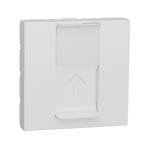 Schneider Keystone NU946018 compatible avec la prise RJ45 large blanc polaire (1/4)