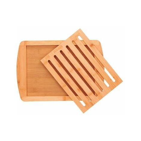 Decopatent® Groot serviettes pliable - Porte -serviettes en bois de Bamboe  - Porte