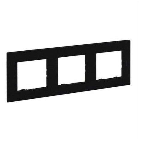 Niloé Step  Cadre 3 éléments noir mat LEGRAND 864573