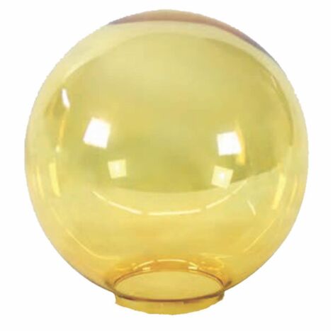 BACCARAT GRANDE BOULE en cristal couleur ambre modèle Sirius année 1990 1kg052 EUR 340,00 - FR