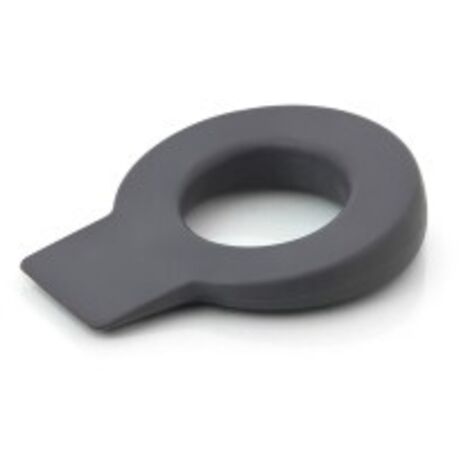 REI Cale de retenue en plastique anthracite pour serrure porte suspendue mod.660 (1/5)