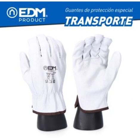 Gant de transport en cuir de vachette pleine fleur Taille 8 EDM (1/4)
