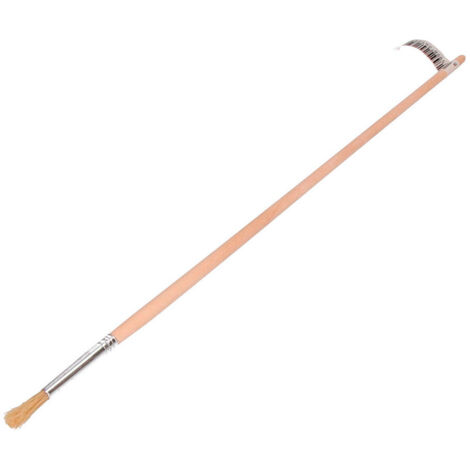 Edm Pinceau rond N°6 marron pack de 12 poils naturels