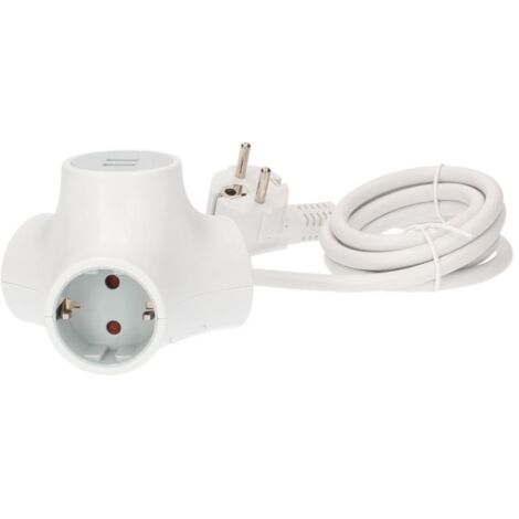CGC 103000014 Rallonge Voleur triple sortie + 2 USB 1.4M (1/2)