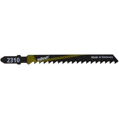 Wolfcraft Lames de scie sauteuse T-Shank/HCS 75 mm (Pack 2) (2310000) (1/5)
