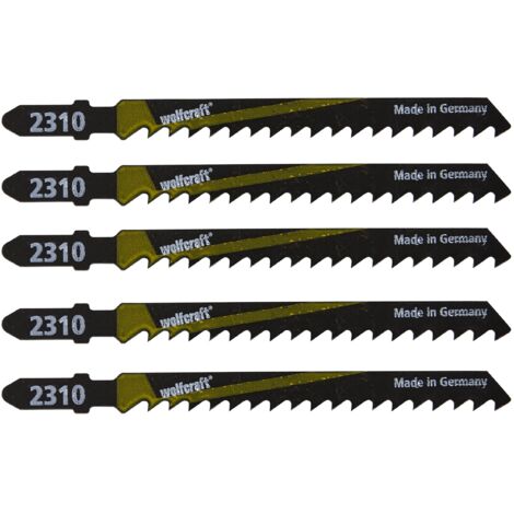 Lames De Scie Sauteuse HCS - Lot De 2, Longueur Dentée 75 Mm, Pour Bois Tendres !
