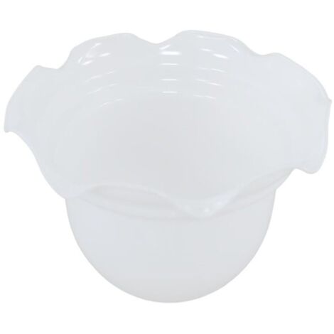 Trépied Et Abat-jour En Verre Opale Aladdin - Pour Lampe à Pétrole - Diamètre 140mm - Couleur Laiton