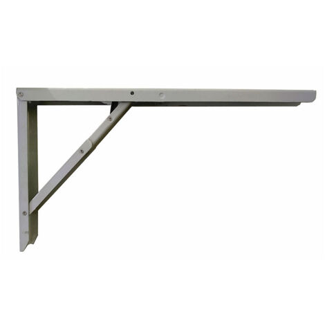 Abat-Table Pliante Acier Carré Argent 30x52cm (1/3)