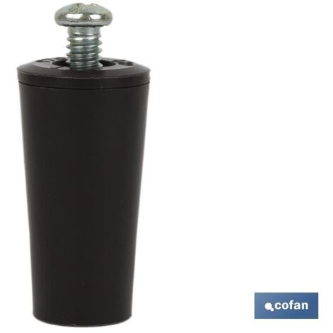 Bouchon aveugle 40 mm marron avec vis M-6
