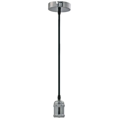 Support de lampe suspension Chrome (1/5)
