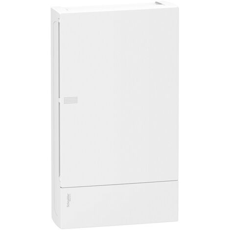 Schneider Electric – Coffret électrique apparent 12 modules – Porte opaque – Intensité 63A – Indice de protection IP40 – Dimensions 268x478x102mm - RESI9