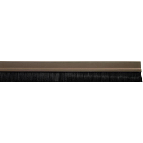 Coupe-froid Porte Pvc Marron Avec Brosse 1 mètre (1/2)