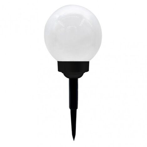 Pointe solaire extérieure solar 5000k 50lm kira black w/ twilight sensor ip65 32/36x15x15 cm charge 5-6h utilisation 6h (1/2)