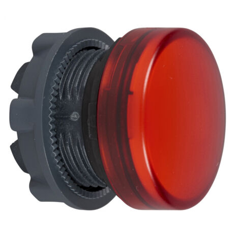 Phare pilote BA9s garniture en plastique rouge (1/4)