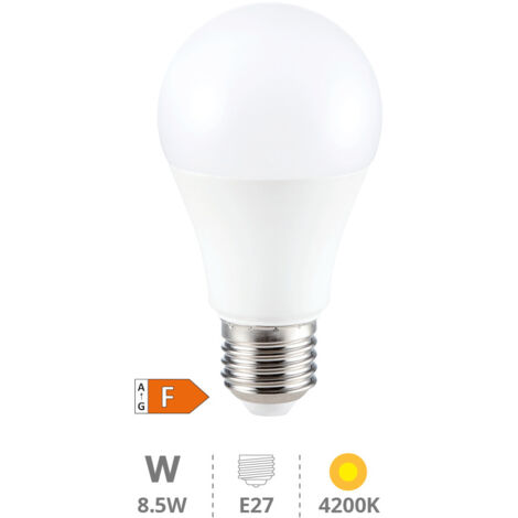 Lampe LED standard A60 8.5W E27 4200K (1/2)