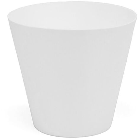 Pot De Fleur Blanc ø22cm – ø22cm • Blanc – Plastiken (1/6)