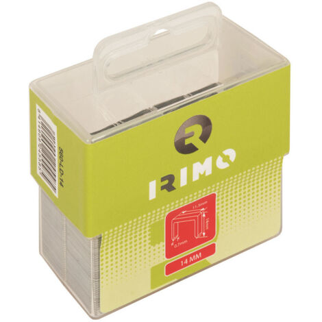 Agrafes polyvalentes 14 mm 1000 unités. 560-LD-14 Irimo (1/3)