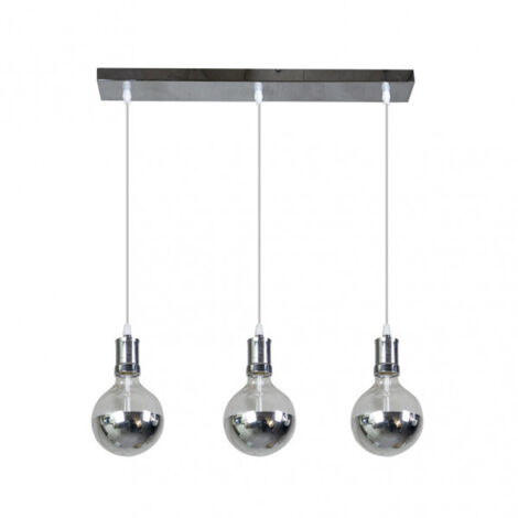 Lampe Gala 3xe27 Chrome/chrome Ampoules Incluses 24w 2700k 2100lm Regx64x12,5 Cm (1/2)
