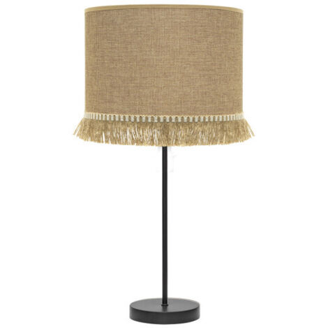 Lampe De Table Alto Sibila 1xe27 Noir/sable 62x30x30 Cm (1/2)