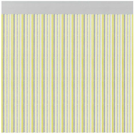 Acudam Rideau de porte extérieur jaune 90x210 cm (1/2)