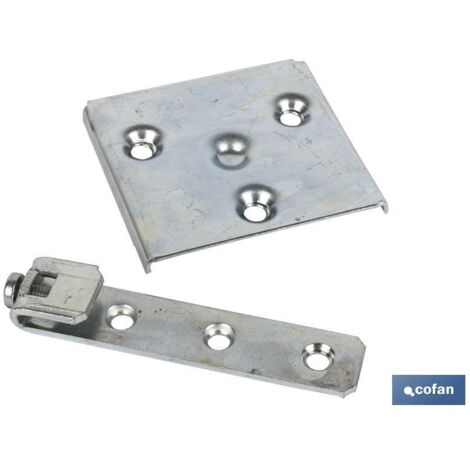 2 unités de cintre zingué 53 mm