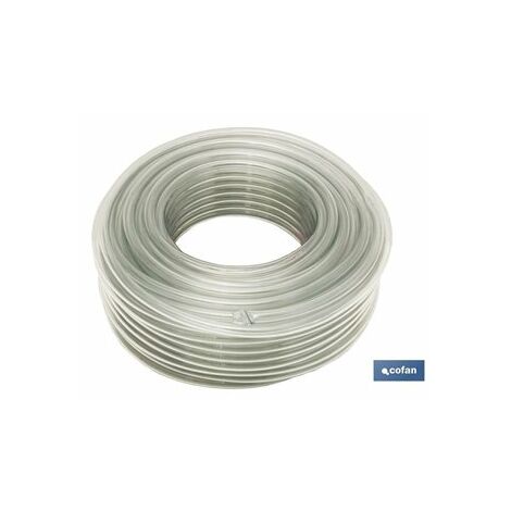 Tuyau PVC cristal monocouche 4x6mm/100m (1/5)