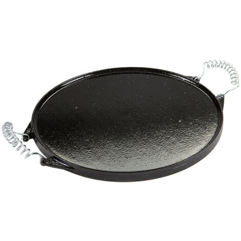 Plancha ronde en fonte émaillée Ø 25 cm.