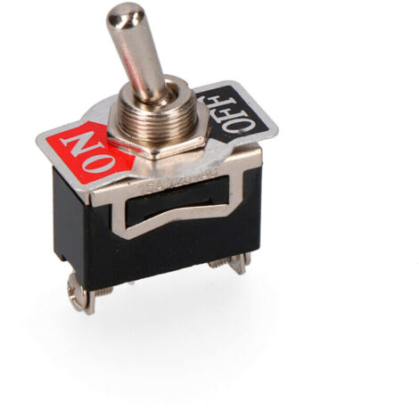 EDM – Interrupteur unipolaire 10A 250V – Coin métallique pour installation facile – Dimensions 34x23mm – Indice de protection IP20