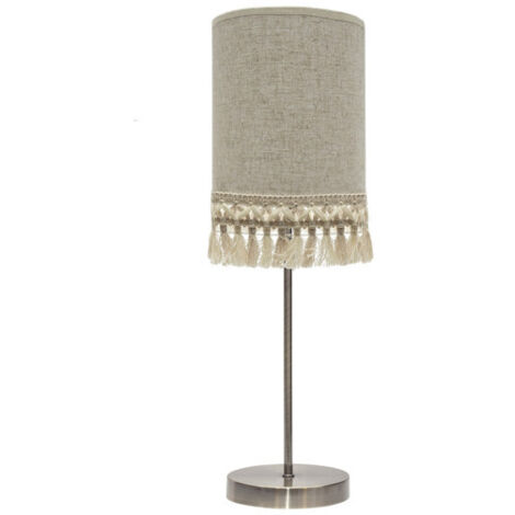 Lampe à poser Vera 1xe14 Cuir/beige 46x15x15 Cm (1/2)