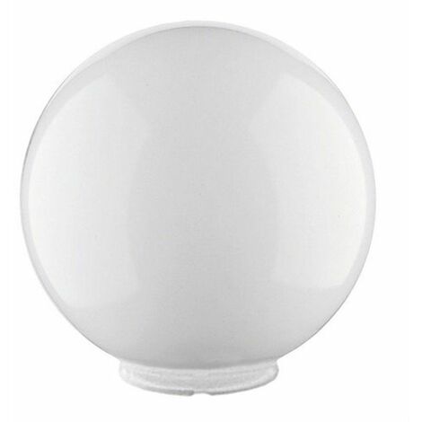 Globe opale pour lampadaire d'extérieur 30 cm – Méthacrylate blanc – Éclairage doux et uniforme – A23E12801 – Cristher