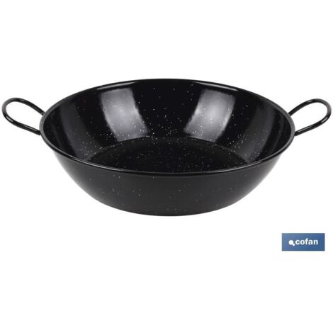 Poêle Honda émaillée avec poignées Ø28cm