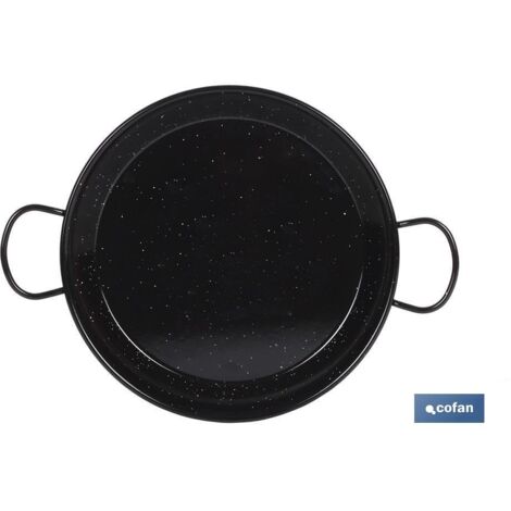 Poêle à paella en acier émaillé induction Ø30cm