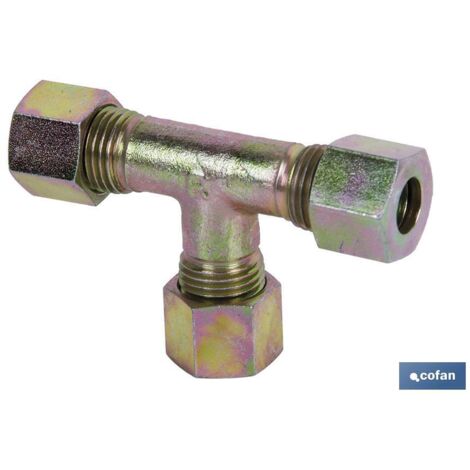 Raccord pour tube en T 12 - 18 x 1,5 filetage