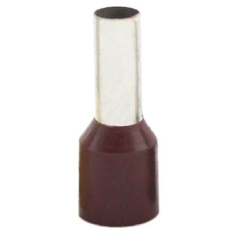 Pointes isolées section 1mm Rouge 50 pcs (1/2)