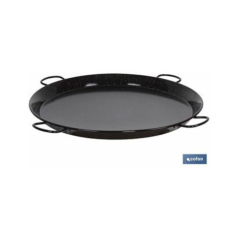 Poêle Gaz Four Metaltex Poêle à Paella Metaltex 40cm - Acier émaillé 9 Portions - Fabriqué En Espagne - Pour Gaz Et Four Poêle Acier émaillé