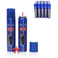 Cartouche de gaz recharge 90 ml – Format compact Ø 3,4 cm – Performances optimales pour briquets Silver Match