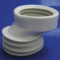 Manchon WC flexible excentrique 90mm – Entrée 90mm – Sortie 110mm – Raccord de robinetterie pour installations sanitaires – Hidrotecnoagua